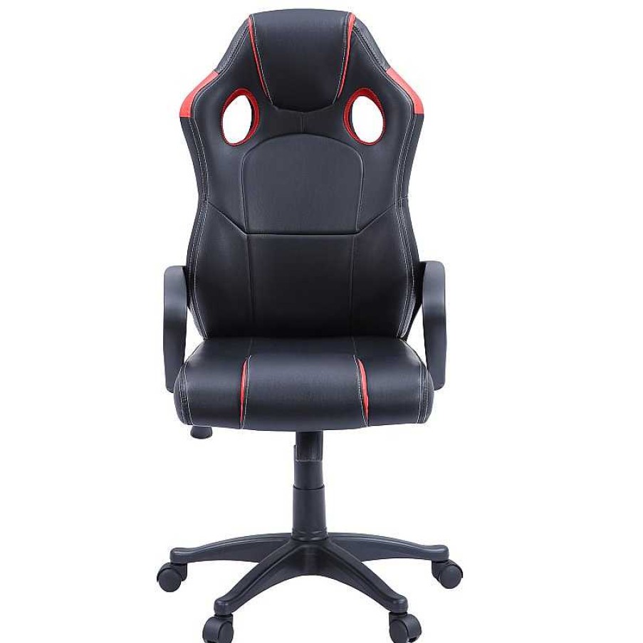 Sillas Y Taburetes Muebles Liquidator | Silla Gamer Speedway Negro/Rojo