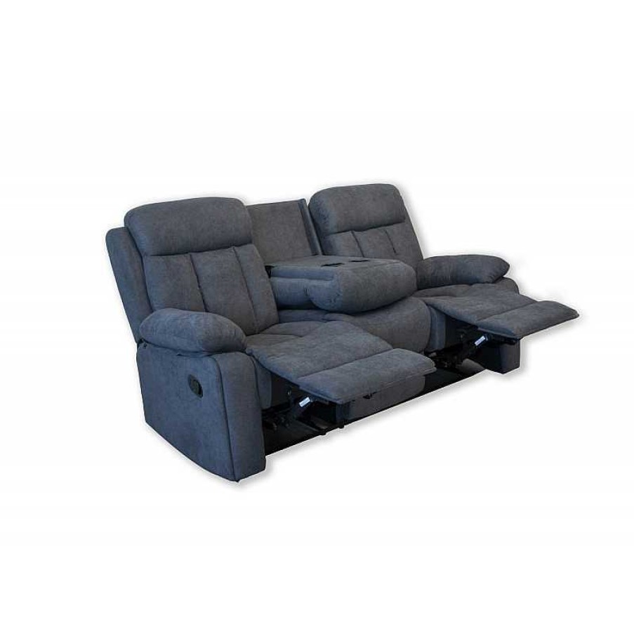 Sof S Muebles Liquidator | Sof Relax Nicola 3 Plazas Gris