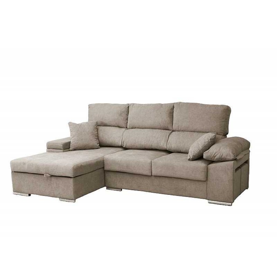 Sof S Muebles Liquidator | Sofa Chaiselongue Valery M Dulo Izquierda Gris