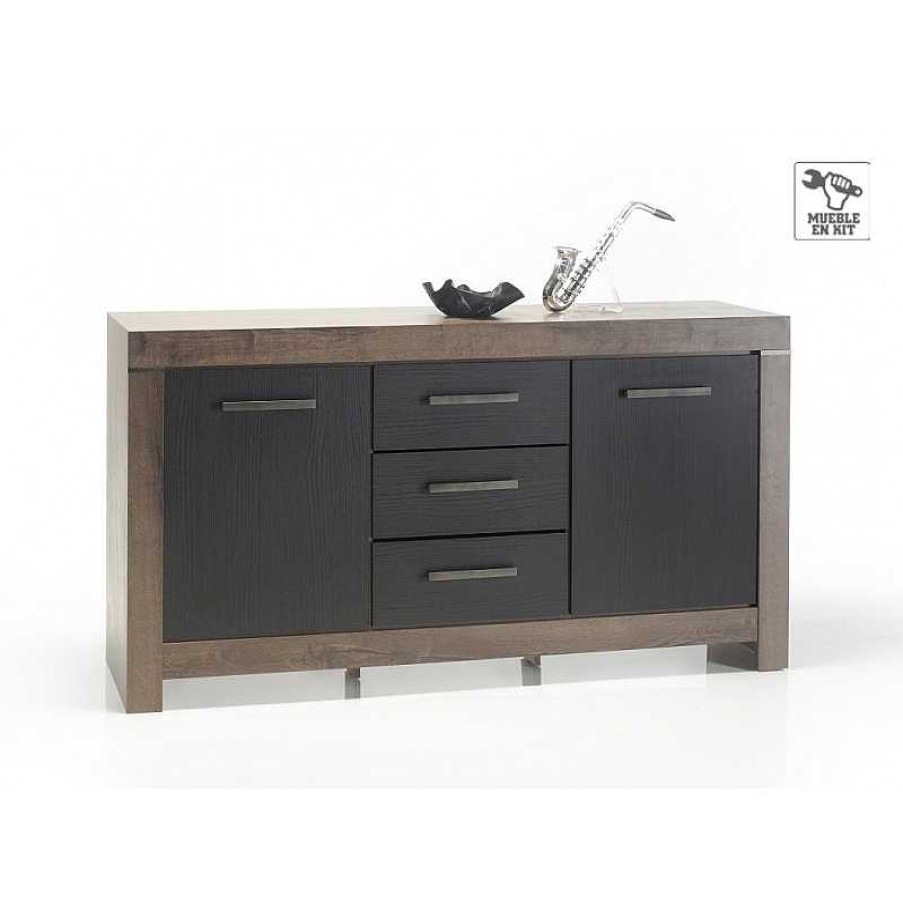 Salones Muebles Liquidator | Aparador Brooklin Roble/Roble Negro