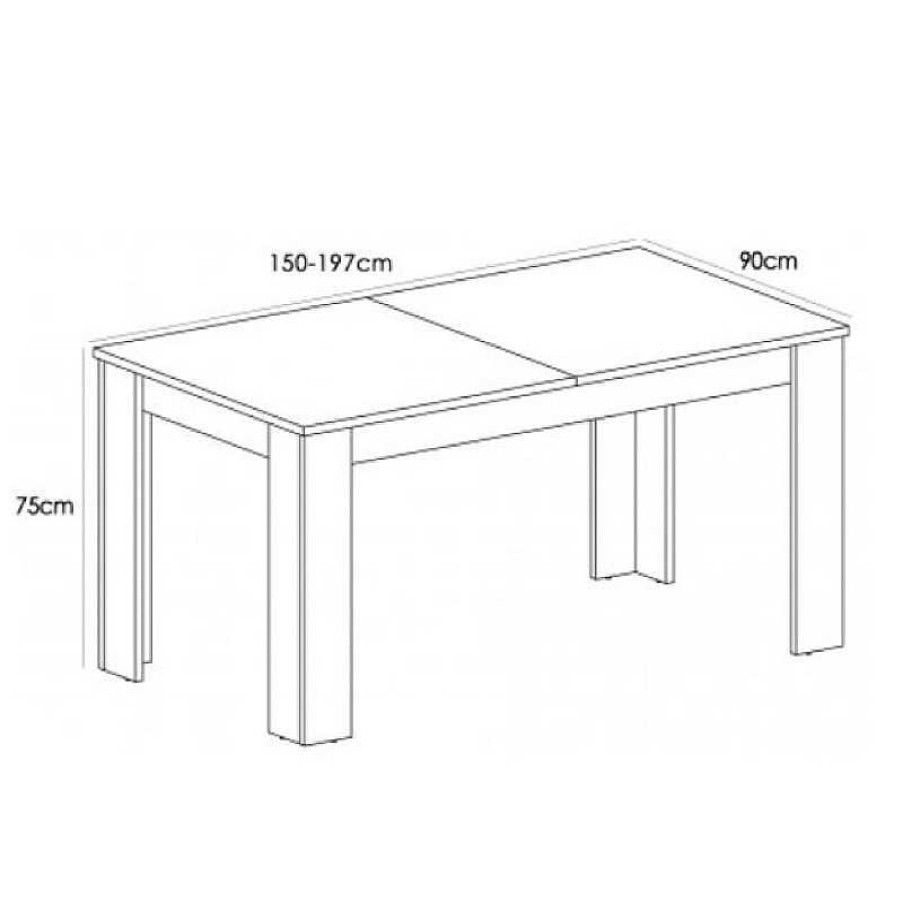 Mesas Muebles Liquidator | Mesa De Comedor Elena Andersen-Roble