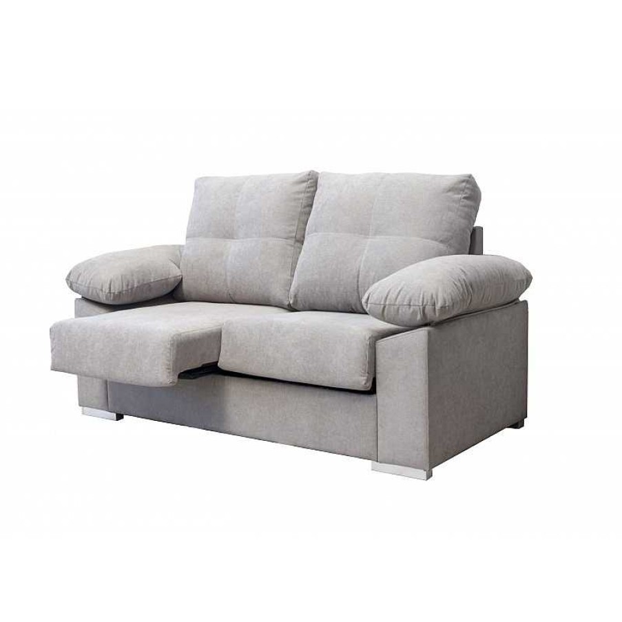 Sof S Muebles Liquidator | Sof 2 Plazas Rusia Extraible Gris