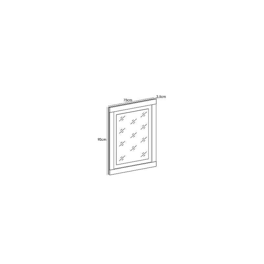 Dormitorio Muebles Liquidator | Marco Espejo Comodin Priego Cambrian