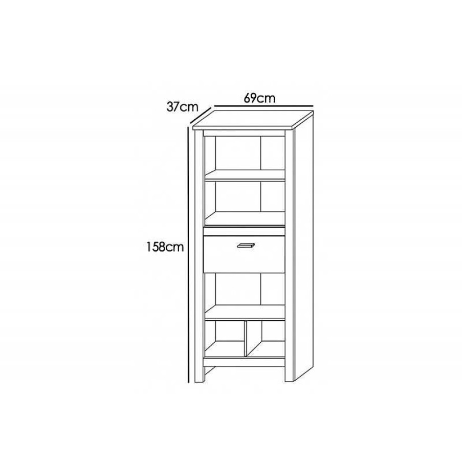 Salones Muebles Liquidator | Mueble De Salon Apilable Mod.Roncal Andersen-Roble