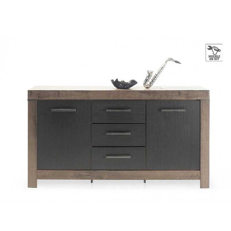 Salones Muebles Liquidator | Aparador Brooklin Roble/Roble Negro