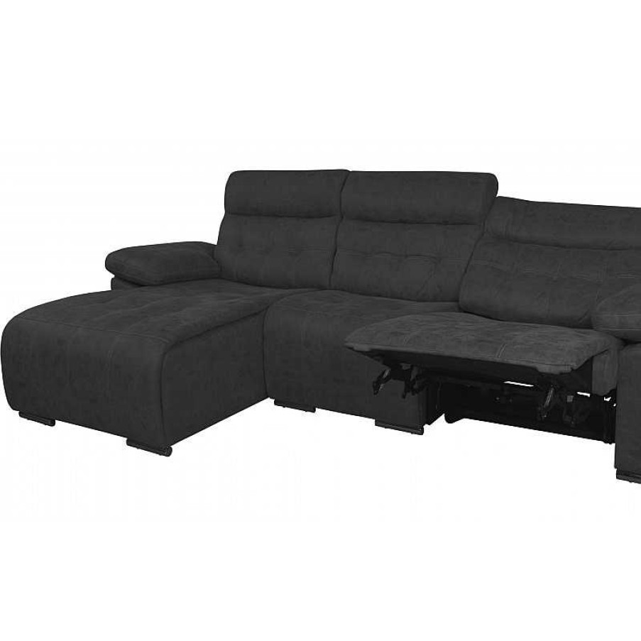 Sof S Muebles Liquidator | Chaisselongue Vital 1 Relax Motorizado Modulo Derecho Gris Oscuro