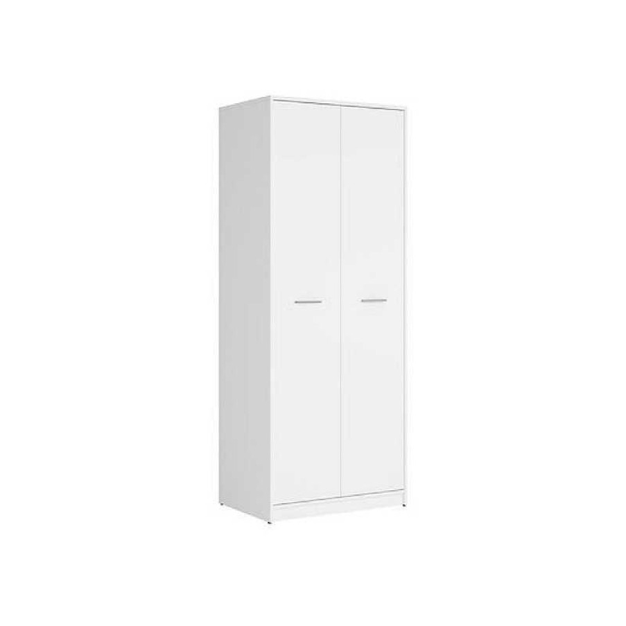 Dormitorio Muebles Liquidator | Armario Pol 2 Puertas Batientes Blanco