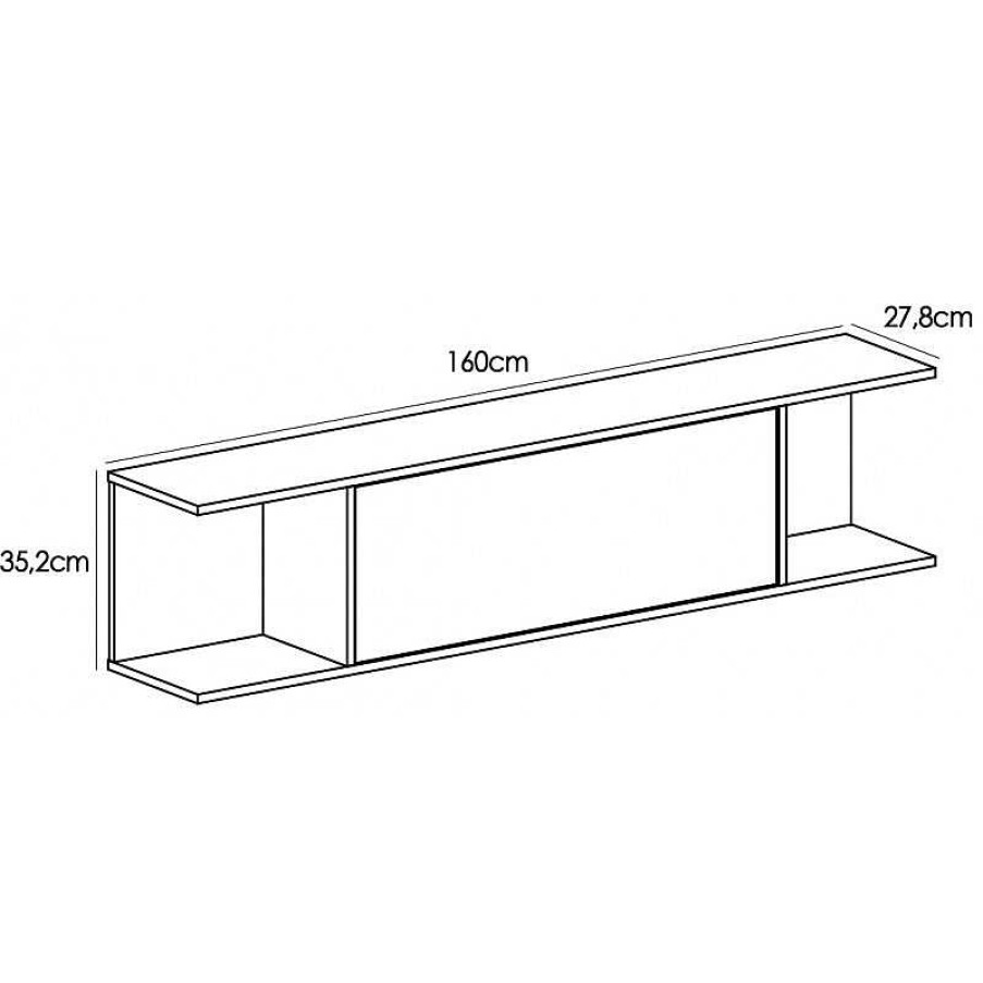 Salones Muebles Liquidator | Alto Soto 1 Puerta Cambria-Grafito