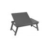 Auxiliar Muebles Liquidator | Soporte Plegable Ordenador/Tablet Negro