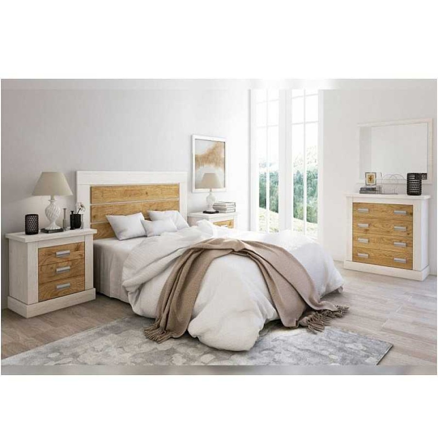 Dormitorio Muebles Liquidator | Dormitorio Roncal - Cabecero + 2 Mesistas Andersen-Roble