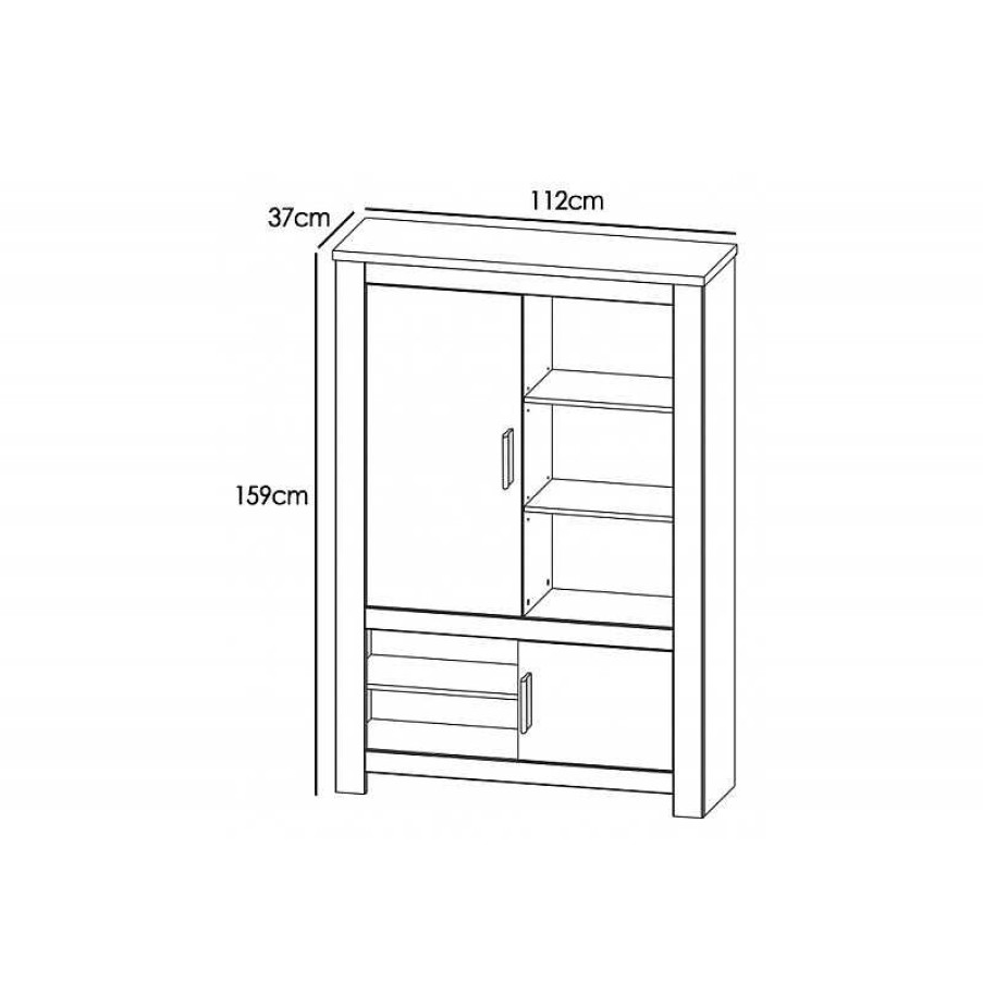 Salones Muebles Liquidator | Mueble De Salon Apilable Mod.Roncal Andersen-Roble