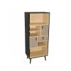 Salones Muebles Liquidator | Biblioteca Retiro Negro/Madera